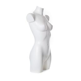OXFORD Damen-Torso lang weiß mit B-Cup, 2005D_WH