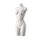 SENSUAL Unterwäschen-Torso, Dame mit C-Cup, SENF002 matt-weiß