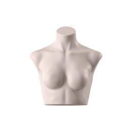SENSUAL Unterwäschen-Torso, Dame kurz mit B-Cup, SENF001 hautfarbig