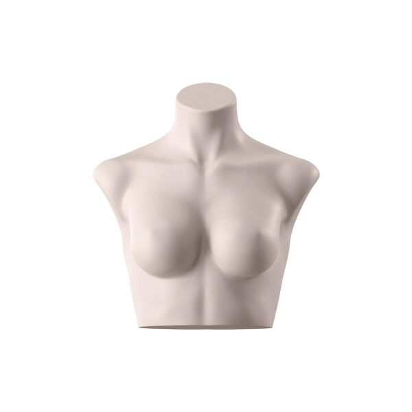 SENSUAL Unterwäschen-Torso, Dame kurz mit C-Cup, SENF002 hautfarbig
