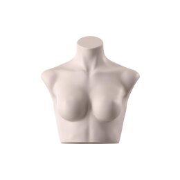 SENSUAL Unterwäschen-Torso, Dame kurz mit C-Cup, SENF002 hautfarbig