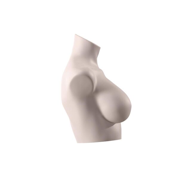SENSUAL Unterwäschen-Torso, Dame kurz mit D-Cup, SENF003 hautfarbig