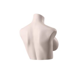 SENSUAL Unterwäschen-Torso, Dame kurz mit D-Cup, SENF003 hautfarbig