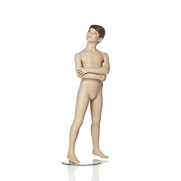 Schaufensterfigur Hindsgaul Junge für Perücke, 120 cm, Pos. 701005