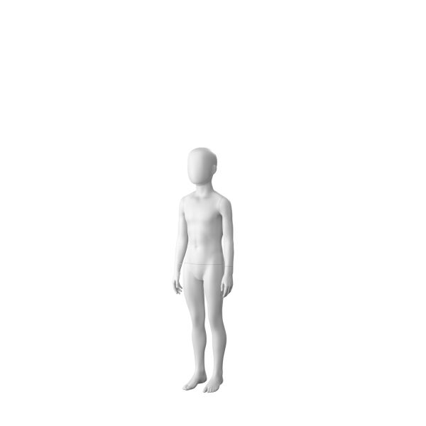 SINCERE Kinderfigur 8 Jahre SINCM308 mattweiss inkl. Metallstandplatte mit Wadendorn