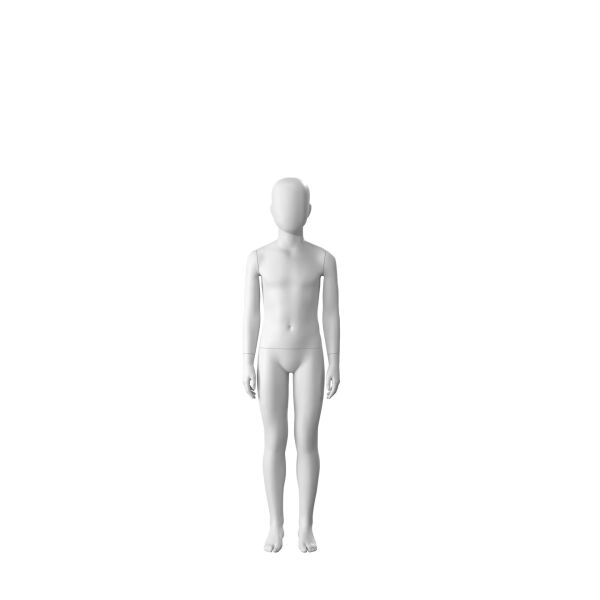 SINCERE Kinderfigur 10 Jahre SINCM310 mattweiss inkl. Metallstandplatte mit Wadendorn
