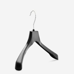 ECO Blusenbügel aus Kunststoff, schwarz verzinkt, 39 cm (C3)
