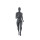 Top-Sports F004 Damen-Schaufensterfigur, Running, inkl. Standplatte mit Rückendorn, Graphitgrau RAL 7024