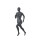 Top-Sports F004 Damen-Schaufensterfigur, Running, inkl. Standplatte mit Rückendorn, Graphitgrau RAL 7024