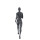 Top-Sports F004 Damen-Schaufensterfigur, Running, inkl. Standplatte mit Rückendorn, Graphitgrau RAL 7024