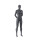 Top-Sports F015 Damen-Schaufensterfigur, Sport, inkl. Standplatte mit Rückendorn, Graphitgrau RAL 7024