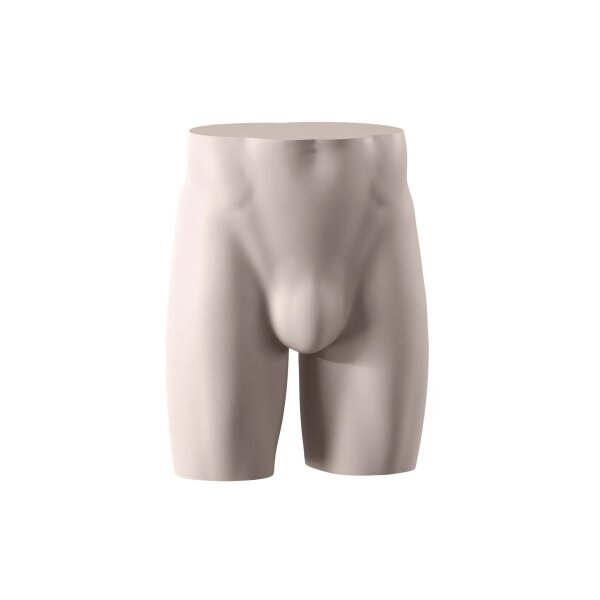 SENSUAL Unterwäschen Hüft-Torso, Herren-Slipform, SENM401 hautfarbig