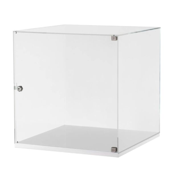EasyCubes Abdeckhaube Vitrinenaufsatz abschließbar, 40x40xH40cm, aus Acyrlglas klar 4mm stark (80.1051.8)