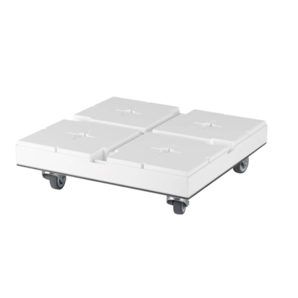 EasyCubes "Floor", Roll-Sockel 40x40xH10cm weiss matt (82.0165.3)