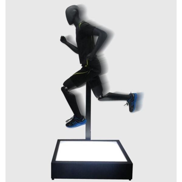 IN MOVEMENT electric male mechanic mannequin on base E-PB-1