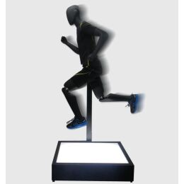 IN MOVEMENT electric male mechanic mannequin on base E-PB-1