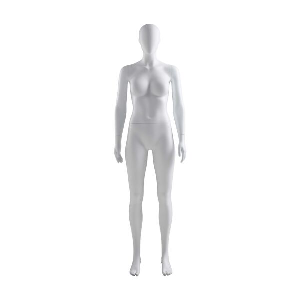 ABS Damen-Schaufensterfigur DR-1 mit Bodenplatte und Wadendorn