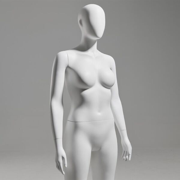 ABS Damen-Schaufensterfigur DR-1 mit Bodenplatte und Wadendorn