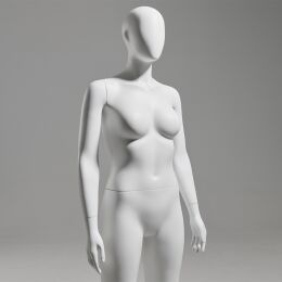 ABS Damen-Schaufensterfigur DR-1 mit Bodenplatte und Wadendorn