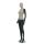 SMART Damen-Schaufensterfigur, Stoffüberzug, mit runder Glasbodenplatte und Wadendorn, SFH1-CLT