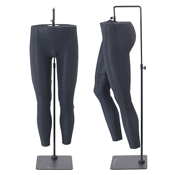 LIVELYMEN Herren-Hosenformer 00060BBQ beweglich inkl. Standfuß, schwarz mit Stoffüberzug