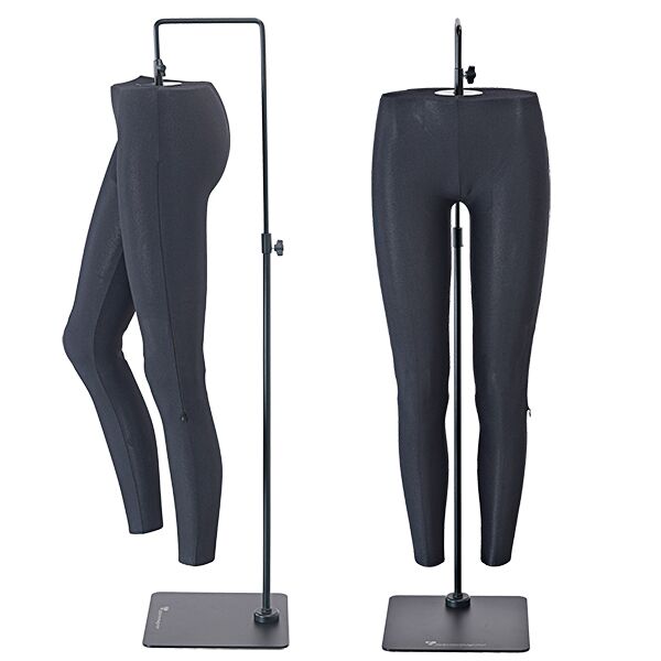 LIVELYMEN Damen-Hosenformer 00062BBQ beweglich inkl. Standfuß, schwarz mit Stoffüberzug