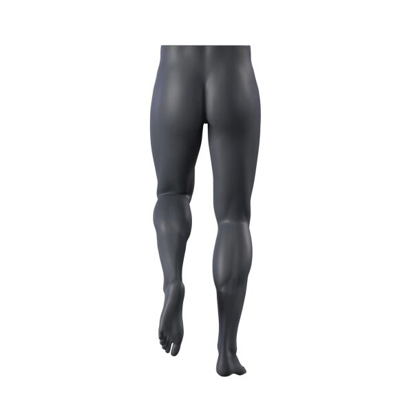 Top-Sports Herren-Hosenformer ML387 in Laufpose, Graphitgrau inkl. Standplatte und Wadendorn