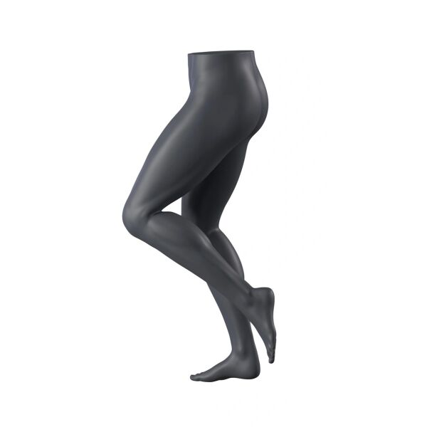 Top-Sports Herren-Hosenformer ML387 in Laufpose, Graphitgrau inkl. Standplatte und Wadendorn