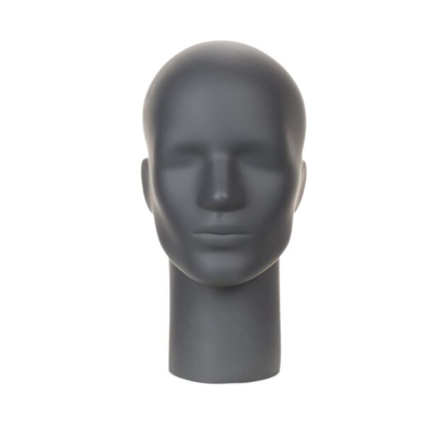 Rental head male semi-abstract face, Top-Sports MH60 Graphitgrey