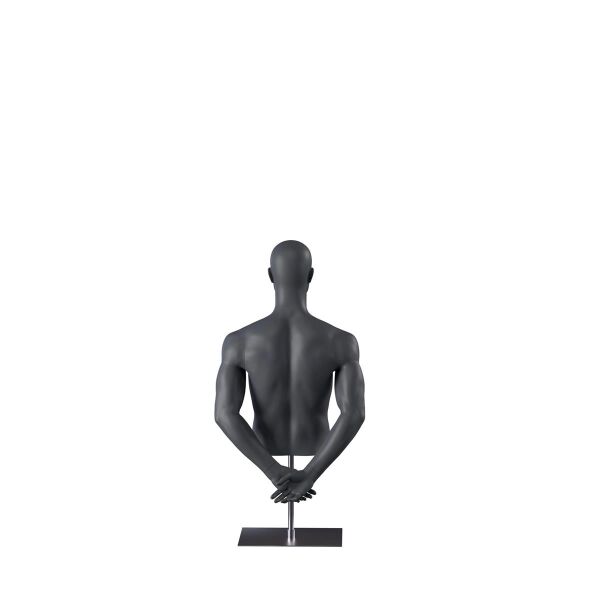 TOP-SPORTS Herrentorso kurz M552 Graphitgrau inkl. Standfuß
