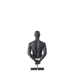 TOP-SPORTS Herrentorso kurz M552 Graphitgrau inkl. Standfuß