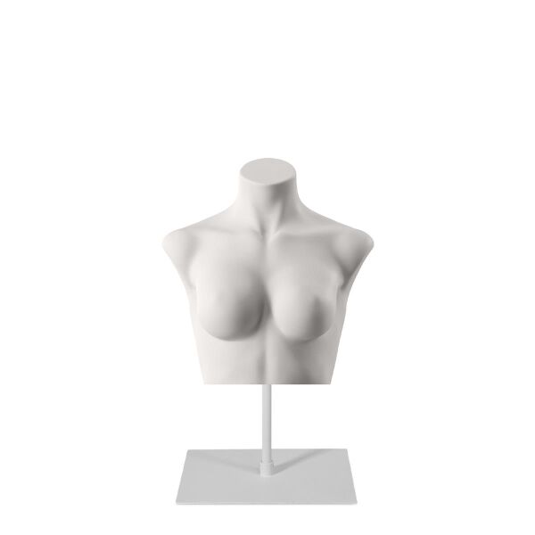 SENSUAL Standfuß zentral rechteckig 30x40, Weiß, Höhe 55 cm, STHBCE_WH3040