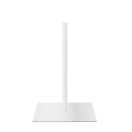 SENSUAL Standfuß zentral rechteckig 30x40, Weiß, Höhe 55 cm, STHBCE_WH3040