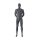 Miet-Herrenfigur TOP-SPORTS M310 Schaufensterfigur, iinkl. Standplatte mit Wadendorn, Graphitgrau RAL 7024