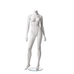 ADRIANA 2, Damenfigur ohne Kopf inkl. Glasbodenplatte mit...