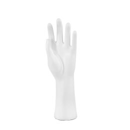 Herrenhand-Display, H34 cm, Magnet-Daumen, Weiß,...