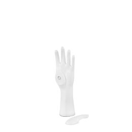 Herrenhand-Display, H34 cm, Magnet-Daumen, Weiß, TOPSP165_WH
