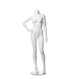 ADRIANA 3, Damenfigur ohne Kopf inkl. Glasbodenplatte mit...