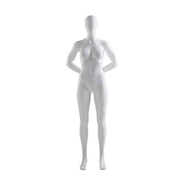 ABS Damen-Schaufensterfigur DR-5 mit Bodenplatte und Wadendorn