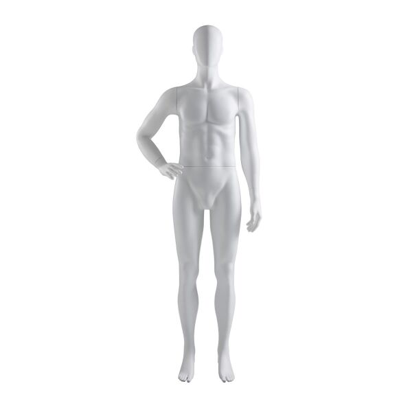 ABS Herren-Schaufensterfigur DR-8 mit Bodenplatte und Wadendorn