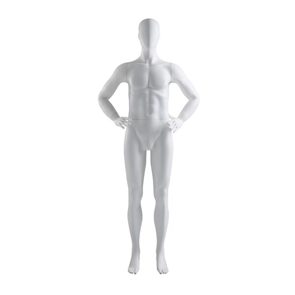 ABS Herren-Schaufensterfigur DR-9 mit Bodenplatte und Wadendorn
