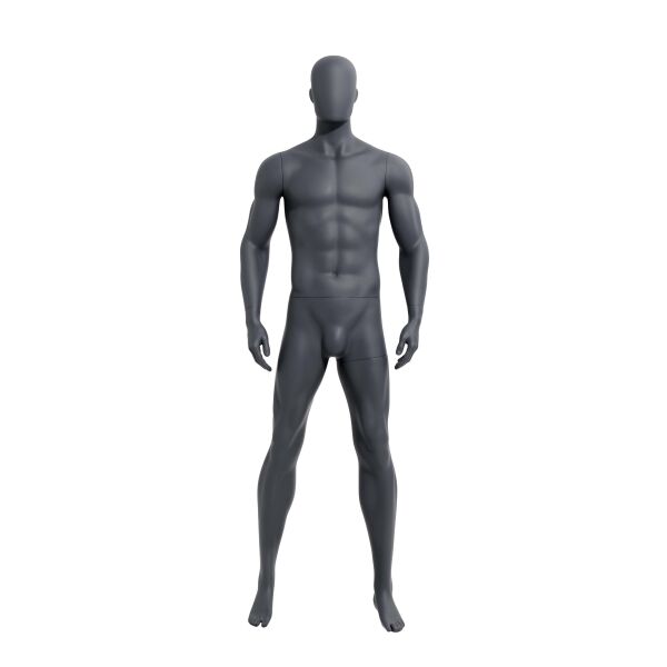 ABS Herren-Schaufensterfigur YS001 mit Bodenplatte und Wadendorn