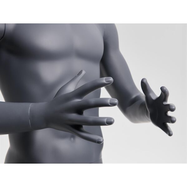 ABS Herren-Schaufensterfigur YS002 mit Bodenplatte und Wadendorn