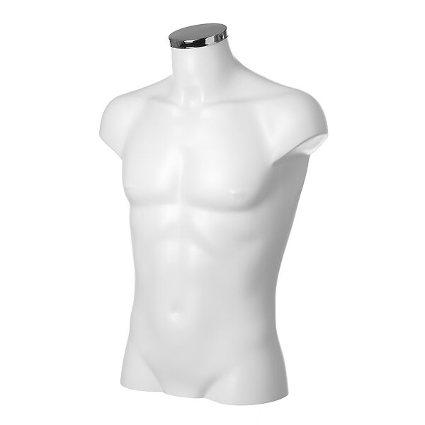 ENERGY Herrentorso kurz weiss, ohne Hals-Abschluss, BU9999550606