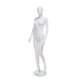 SMART Damen-Schaufensterfigur, Weiß, mit runder...