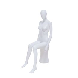 SMART Damen-Schaufensterfigur, Weiß, sitzend inkl....