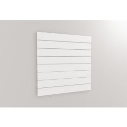 BELLO Lamellenwand 19 mm dick, Weiß, 120xH120 cm....