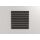BELLO Lamellenwand 19 mm dick, Schwarz, 120xH120 cm, ohne Profile