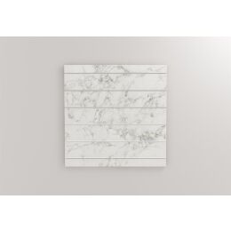 BELLO Lamellenwand 19 mm dick, Marmo Bianco, 120xH240 cm,...