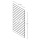 BELLO Lamellenwand 19 mm dick, Marmo Bianco, 120xH240 cm, ohne Profile